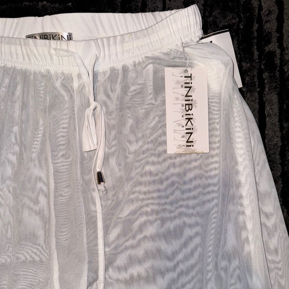 New Beach pool party Coverup Mesh See Through Pants Sheer Clubcore Size M - Picture 3 of 5